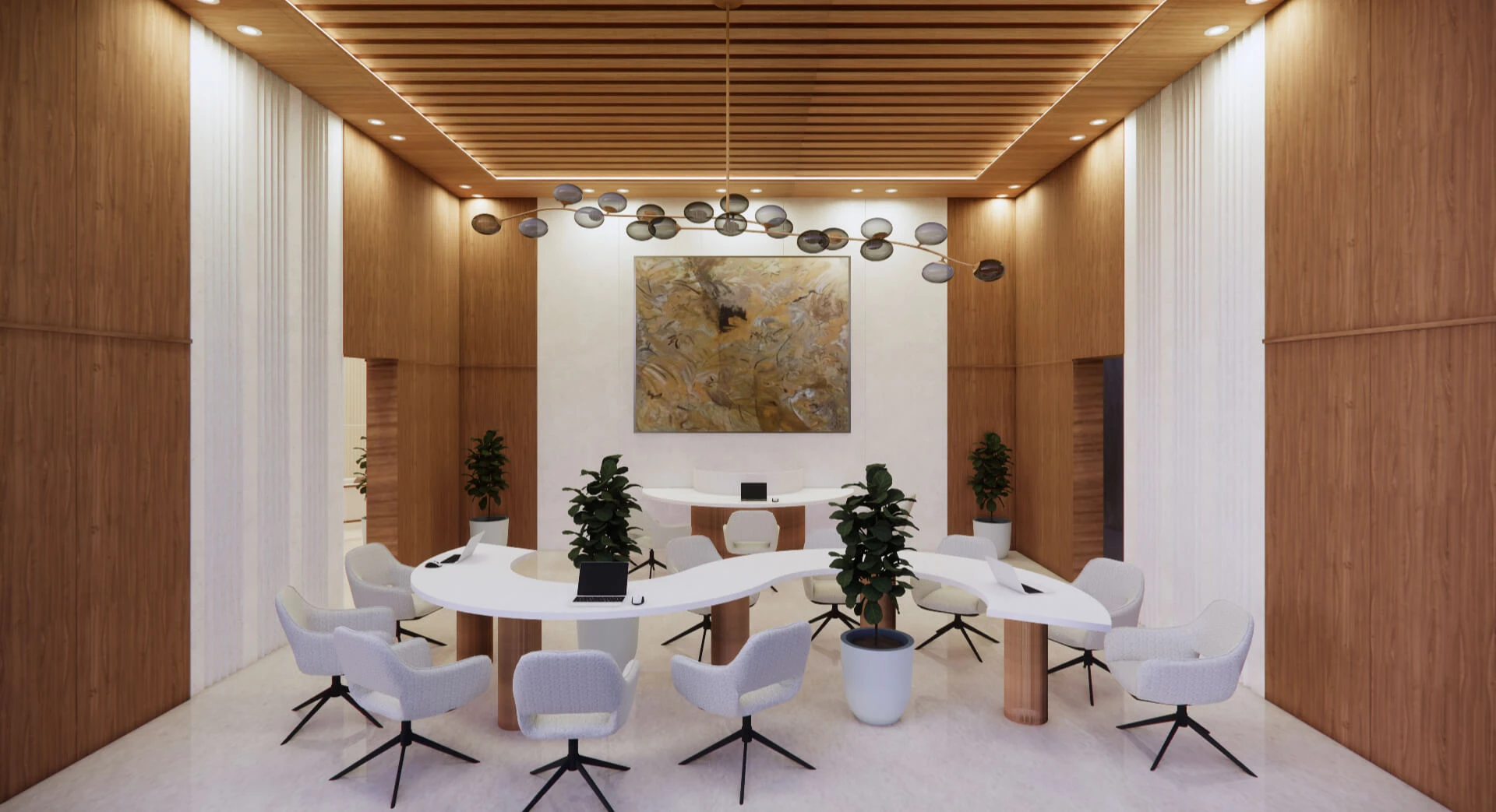 3 BHK Signature Sky Duplex Interior Living Room